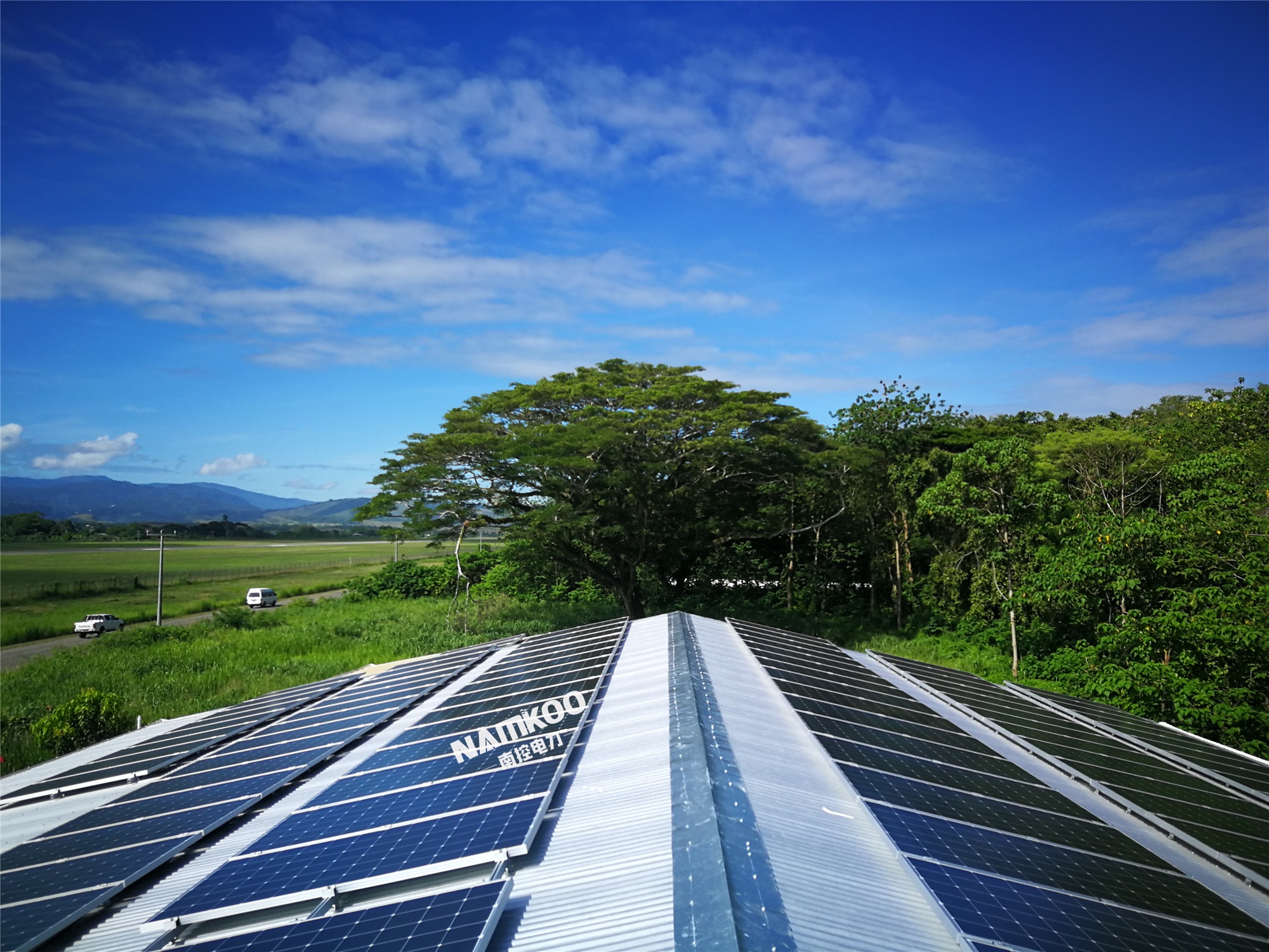 所罗门群岛又一项目72KW储能光伏系统即将投产使用